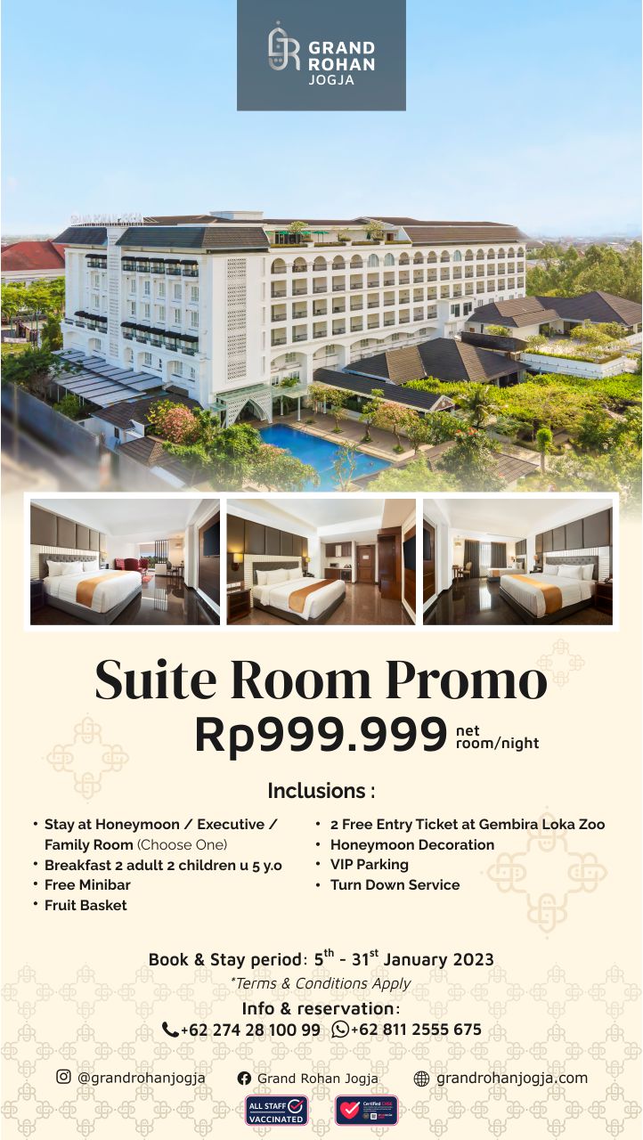 January Room Promo where you can choose among 3 choices of rooms