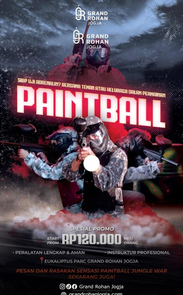 Pricelist Paintball Eukaliptus Ranger Arena Grand Rohan Jogja
