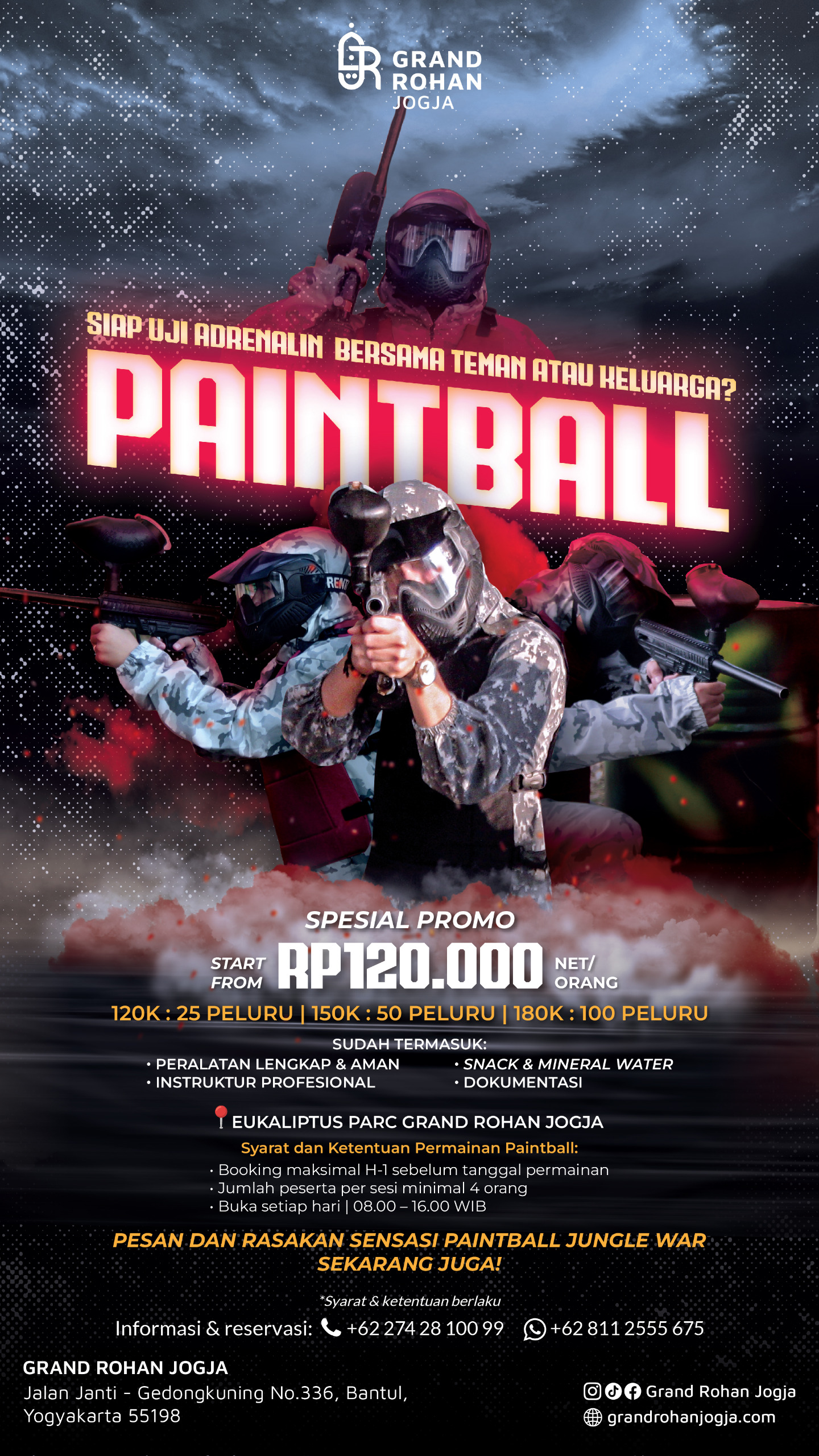 Paintball Offer Grand Rohan Jogja