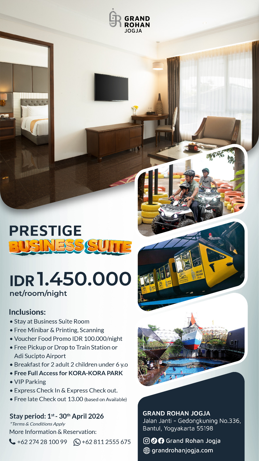 Prestige Suite April Promo