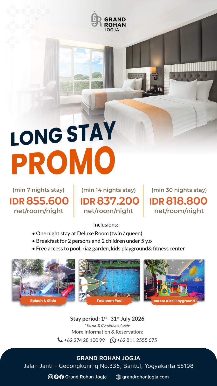 LONG STAY PROMO