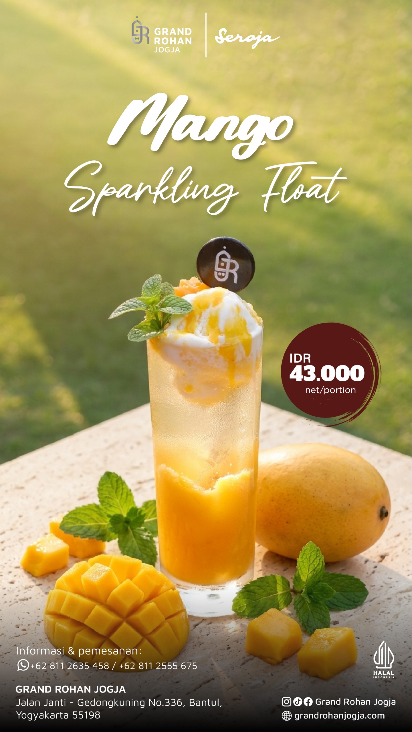 Mango Sparkling Float