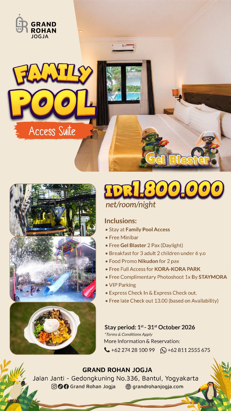 Promo Family Pool Access