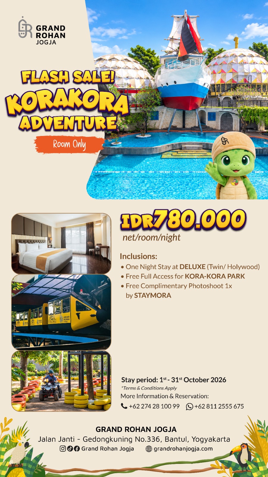 Flash Sale Kora Kora Park room only