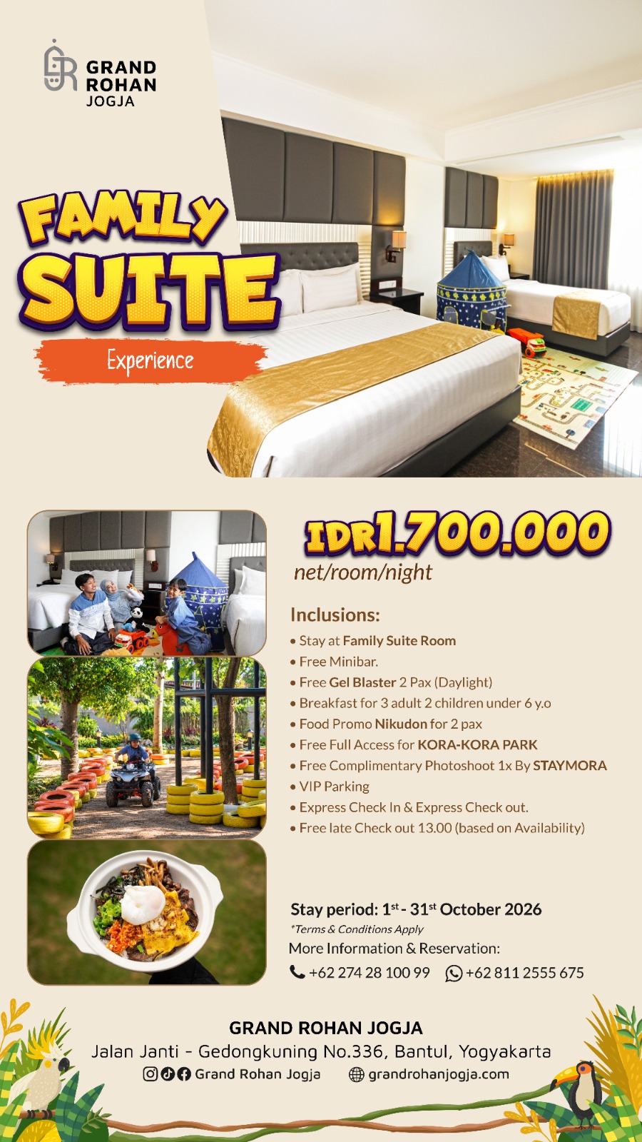 Promo Family Suite October